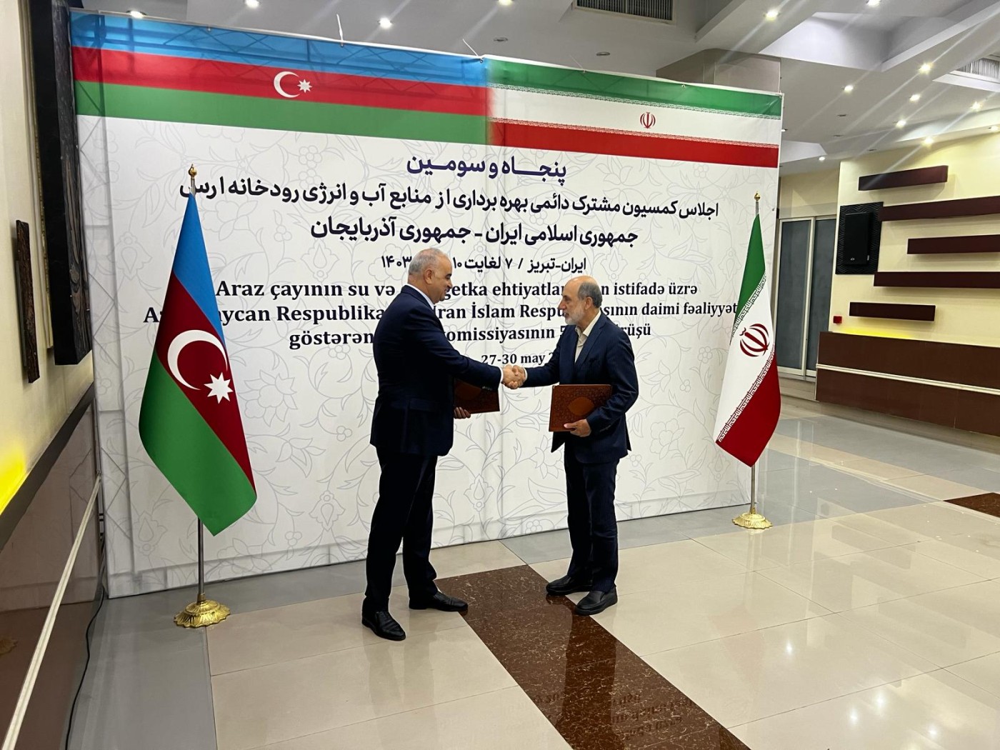 Azərbaycanla İran arasında su bölgüsü müəyyənləşdirilib - FOTOLAR